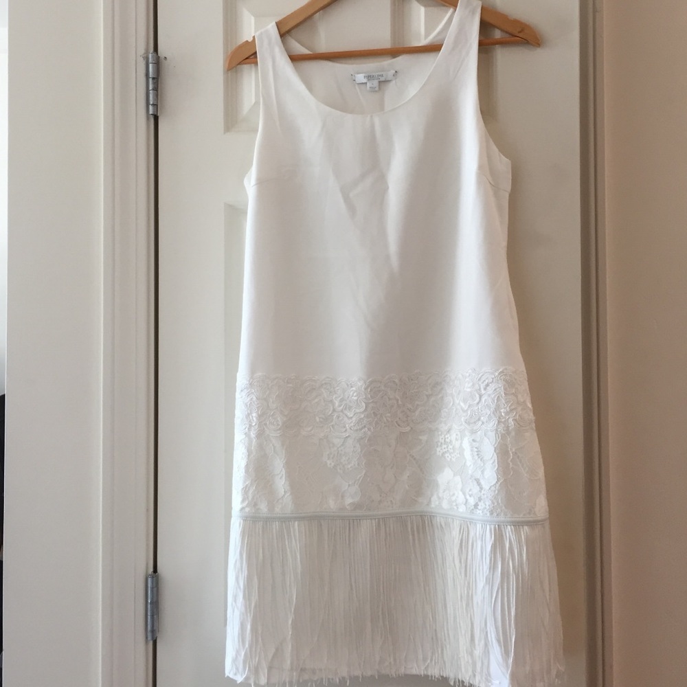 White embellished dress-perfect for bridal showers